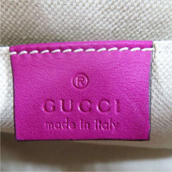 RARE Pink GUCCI Microguccissima Patent Leather Nice Messenger Shoulder Bag - Picture 6 of 10